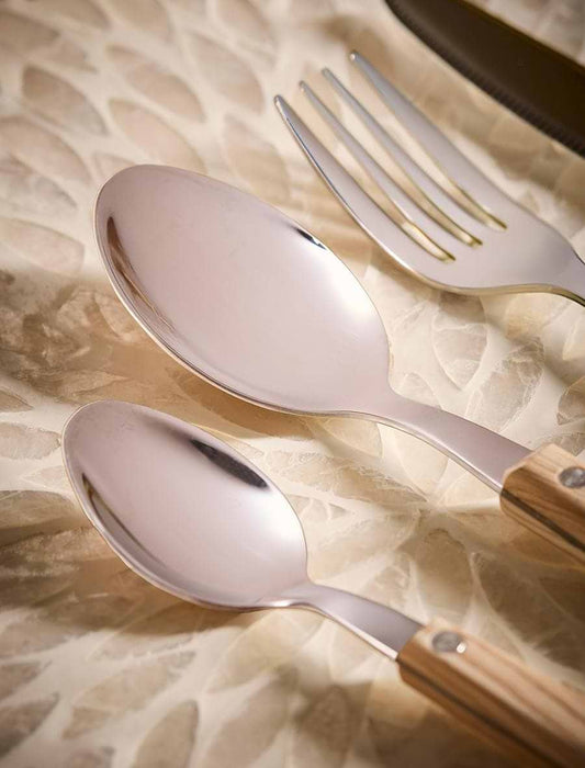 Sixteen Piece Cutlery Set- Wooden Handles