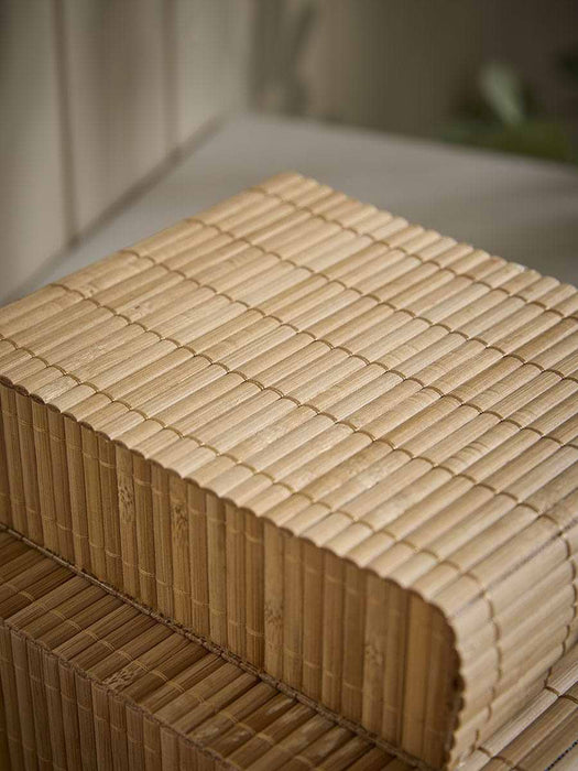 Set of Three Bamboo Boxes