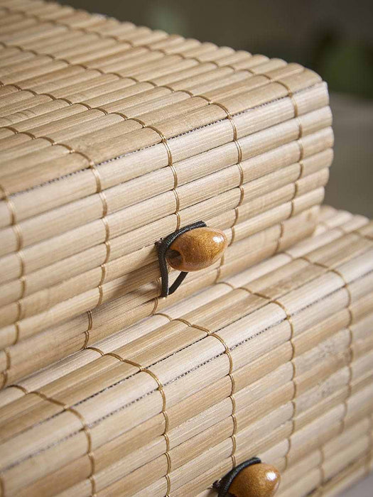 Set of Three Bamboo Boxes