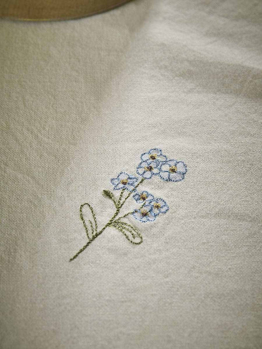 Floral Embroidered Table Cloth