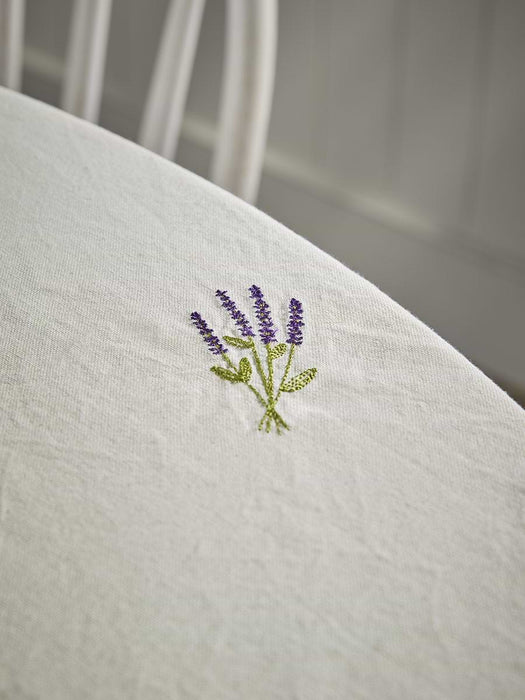 Floral Embroidered Table Cloth