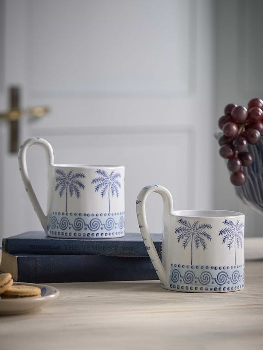 Two Palm Print Mugs