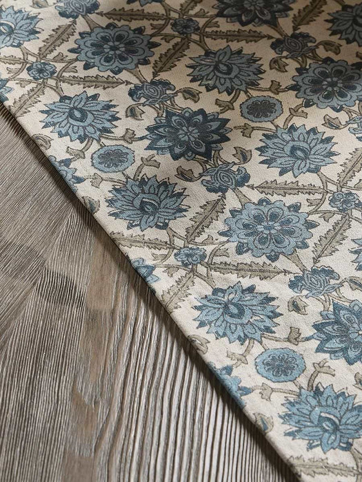 Floral Block Print Runner