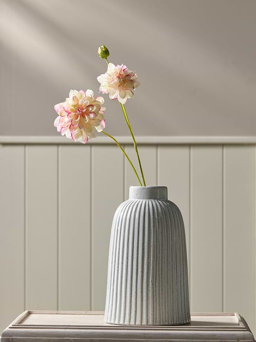 Dahlia Spray - Cream & Pink