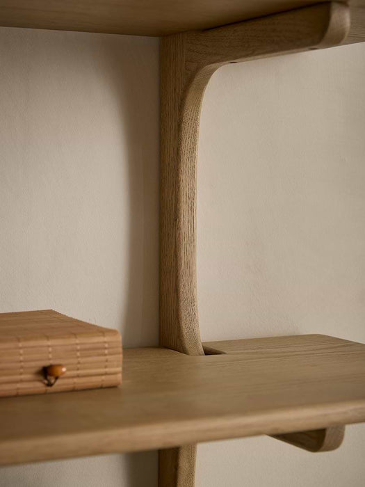 Washed Oak Triple Shelf