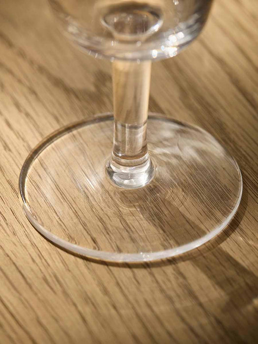 Four Gold Rim Wine Glasses
