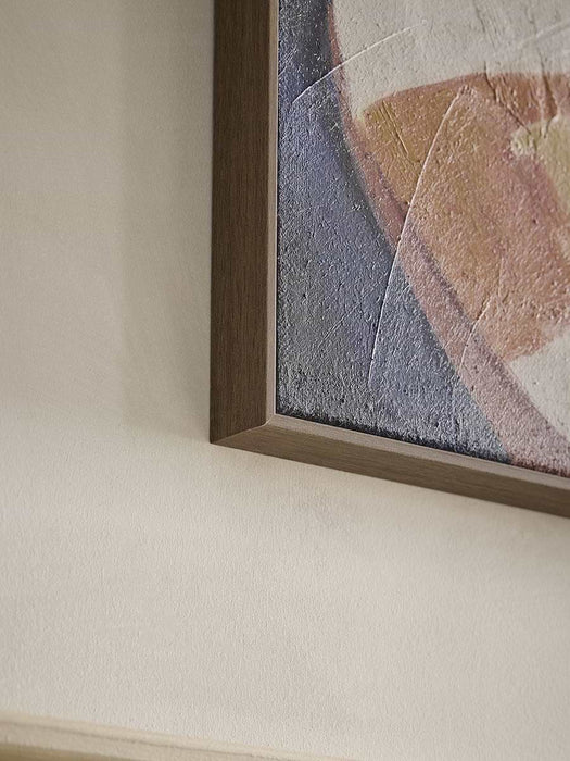 Framed Textured Flower Canvas