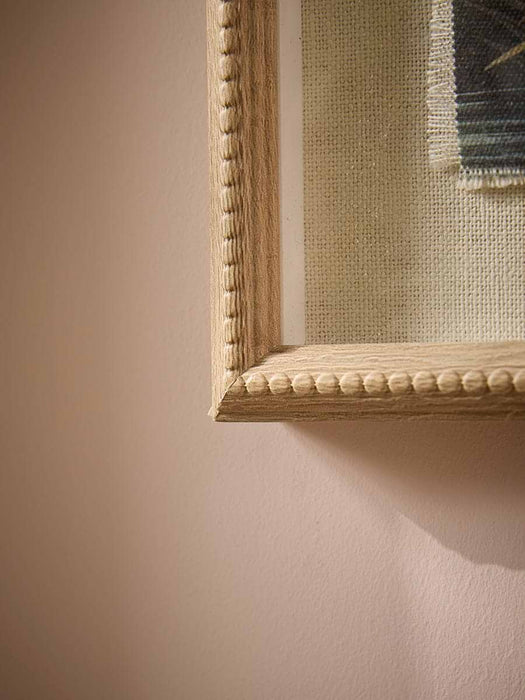 Beaded Frame Heron Print