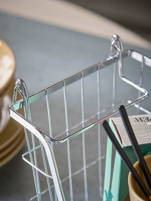 Grey Wire Storage Basket - Small