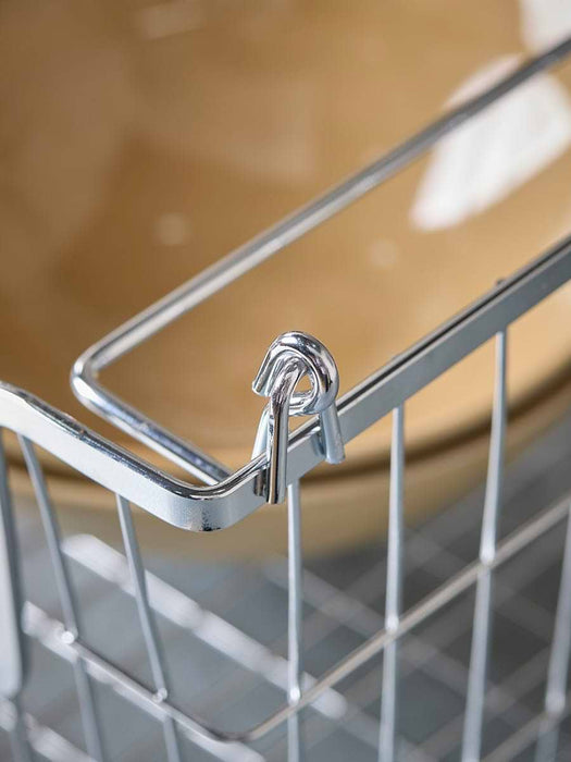 Grey Wire Storage Basket- Medium