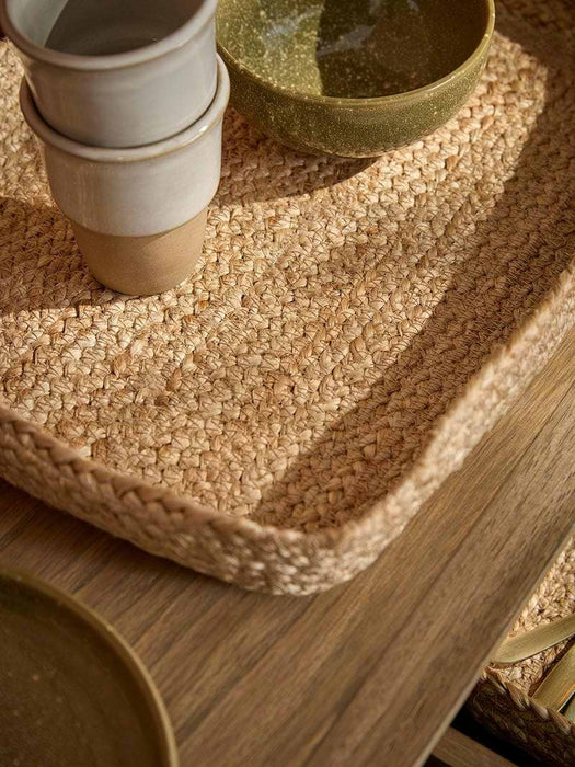 Set Of Two Jute Trays