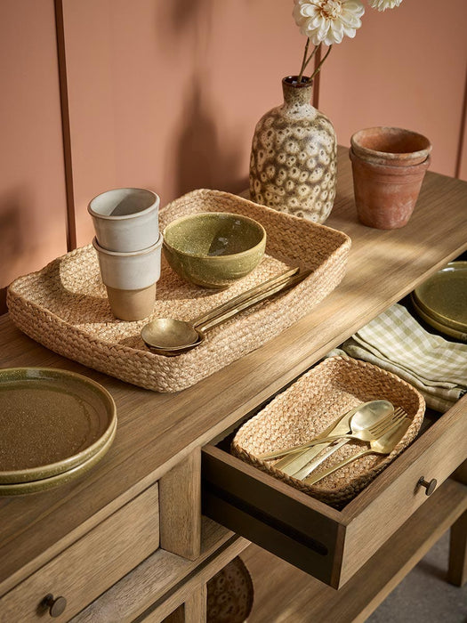 Set Of Two Jute Trays
