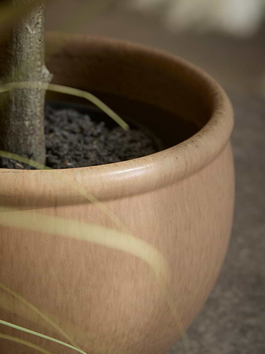 Two Glazed Earthenware Planters