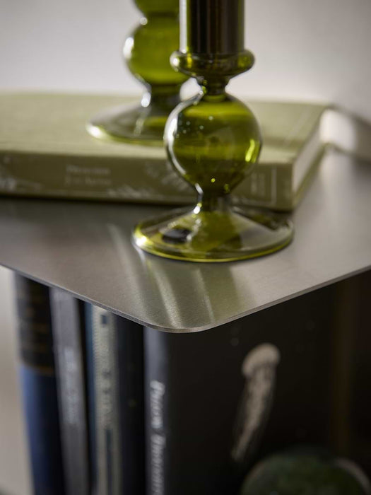Brushed Silver Shelf