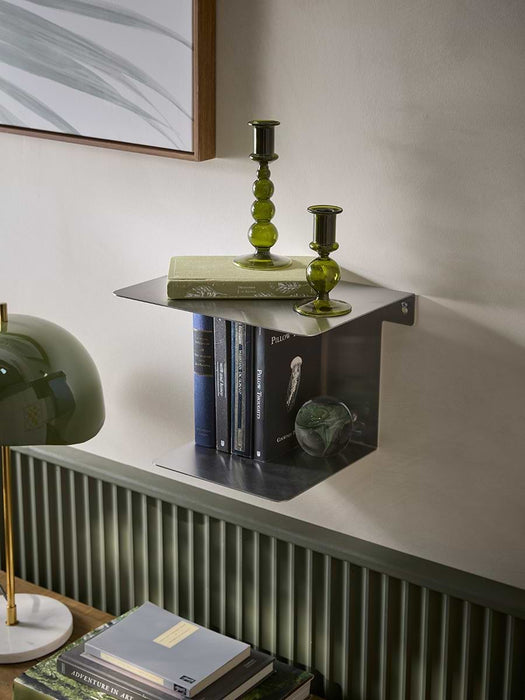 Brushed Silver Shelf