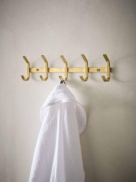 Angular Brushed Gold Hooks