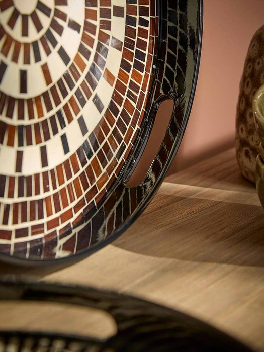 Two Patterned Trays