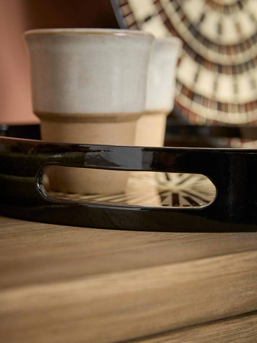 Two Patterned Trays