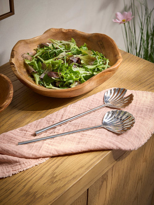 Two Fan Salad Servers