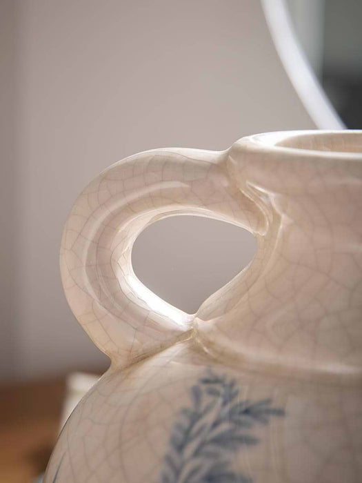 Blue Flora Amphora Jug