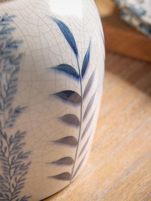 Blue Flora Amphora Jug