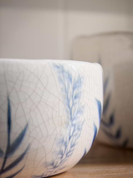 Blue Flora Bowl - Small