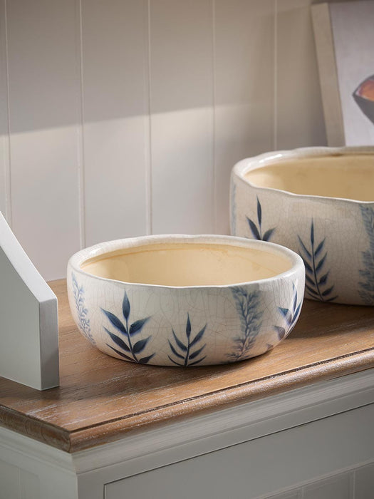 Blue Flora Bowl - Small