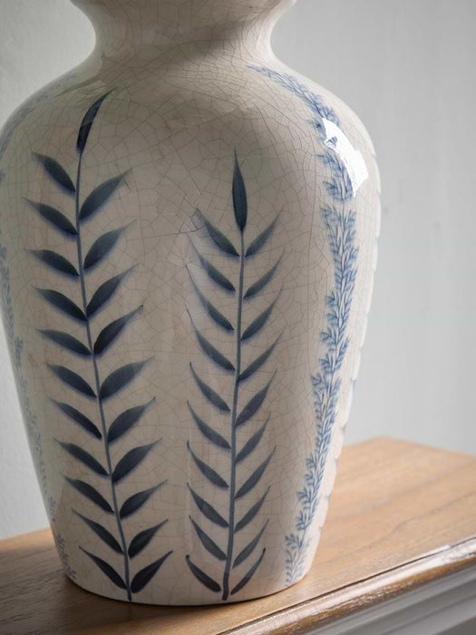 Blue Flora Vase