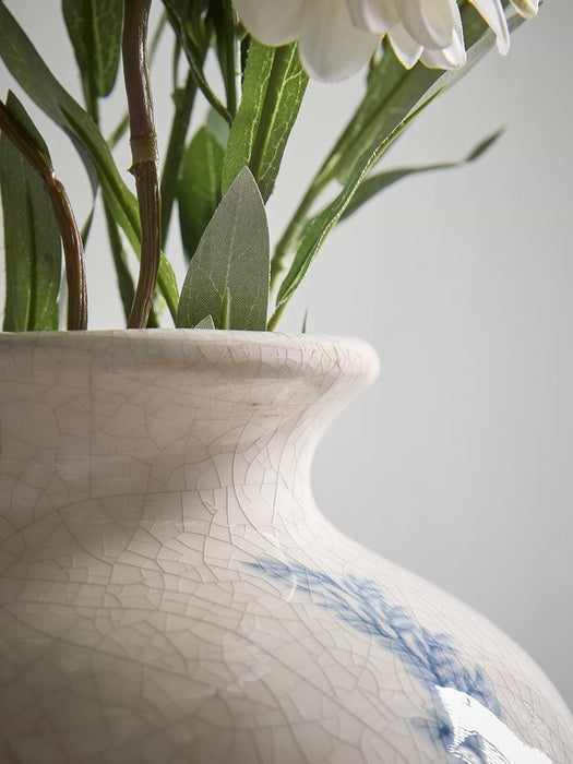 Blue Flora Vase
