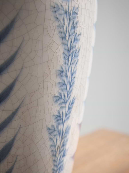 Blue Flora Vase