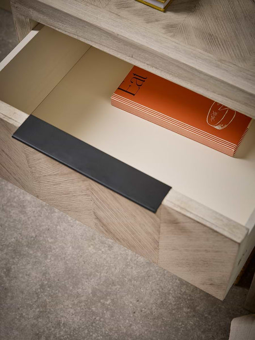 Tova Limewashed Bedside Table