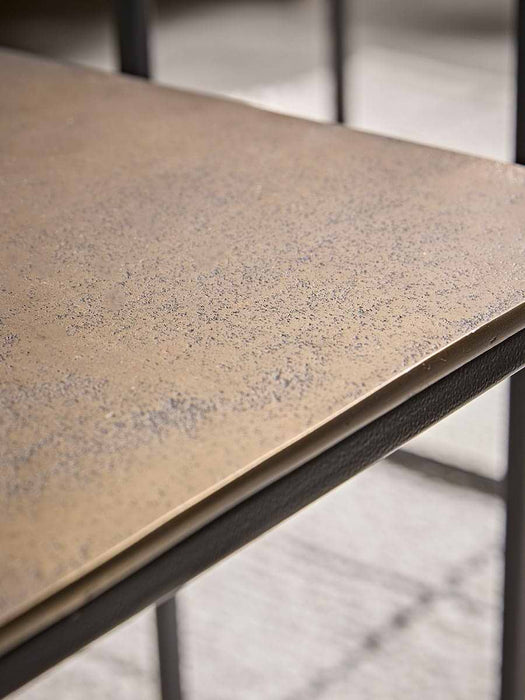 Three Cast Metal Nesting Tables