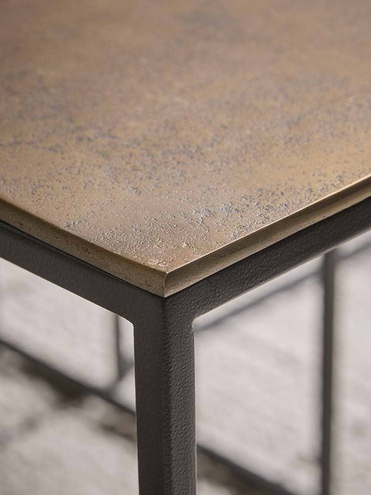 Three Cast Metal Nesting Tables