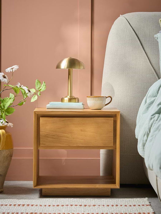 Teak Bedside Table