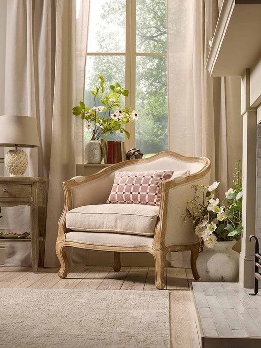 Lola Velvet Cushion - Vintage Rose