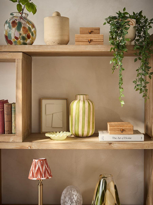 Striped Terracotta Vase