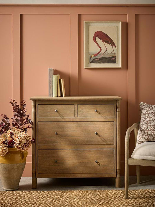 Beaded Frame Flamingo Print