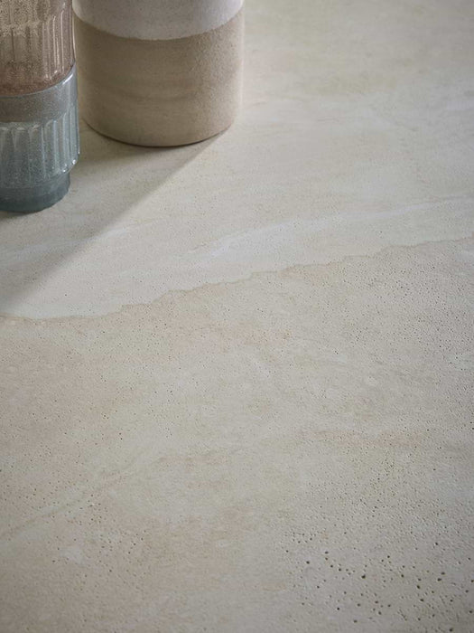 Travertine Round Dining Table - 4 Seater