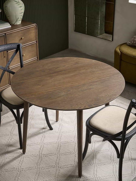 Reina Round Folding Dining Table - 4 Seater