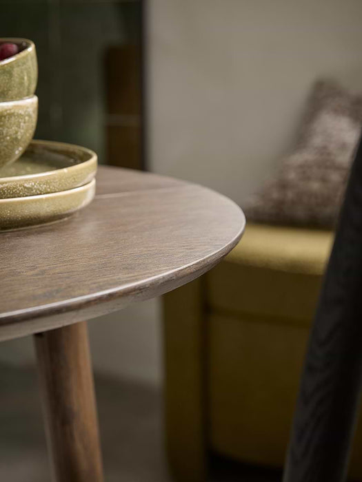 Reina Round Folding Dining Table - 4 Seater