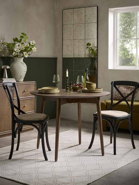 Reina Round Folding Dining Table - 4 Seater