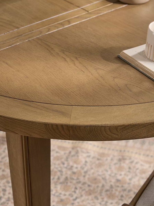 Effi Extendable Round Dining Table - 4 to 6 Seater