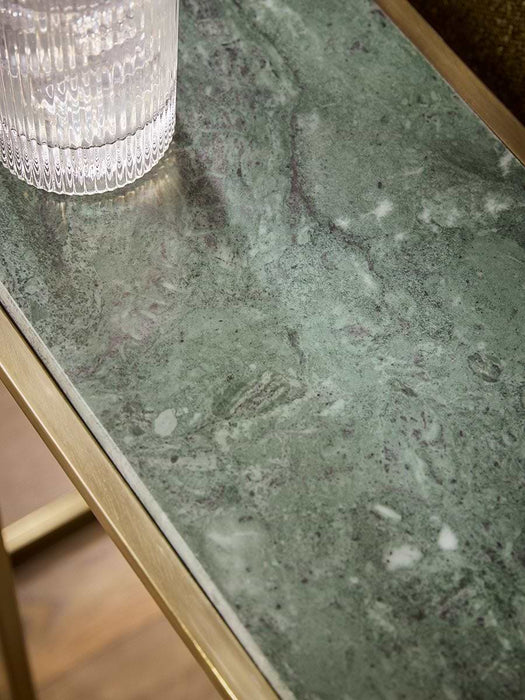 Green Marble Side Table
