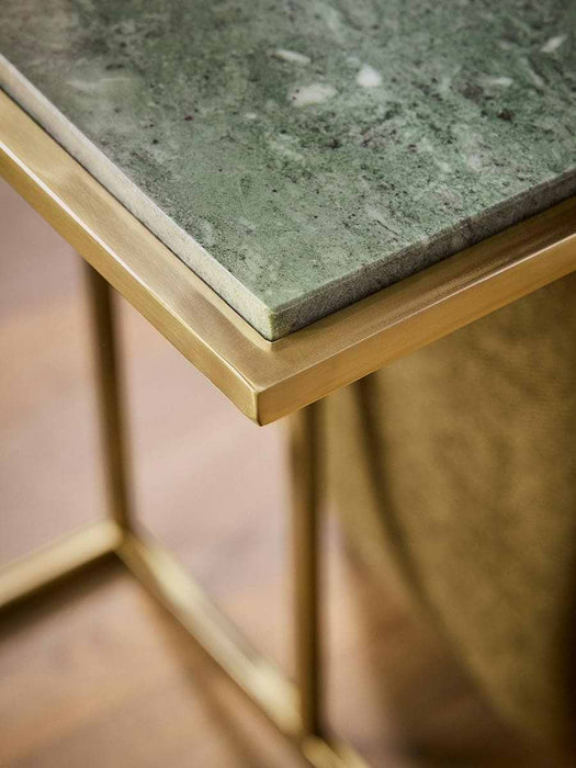Green Marble Side Table