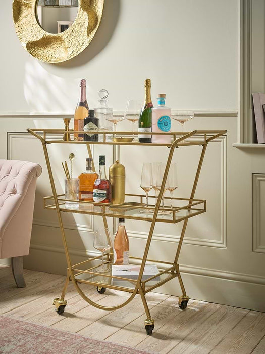 Three Tiered Drinks Trolley