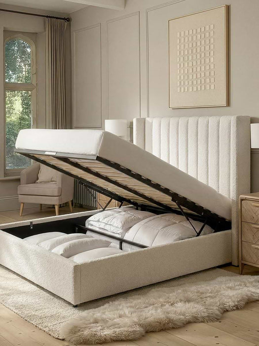Ribbed Boucle Bed - Double