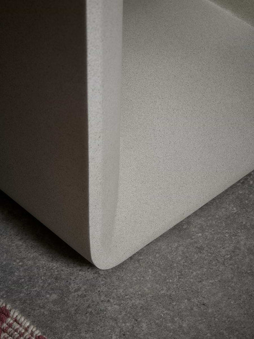 Concrete Squoval Side Table