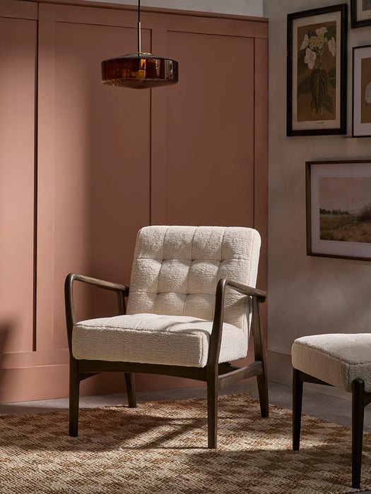 Mid Century Teddy Armchair - Natural