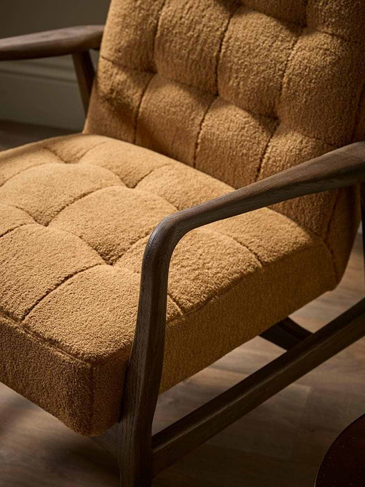 Mid Century Teddy Armchair - Ochre
