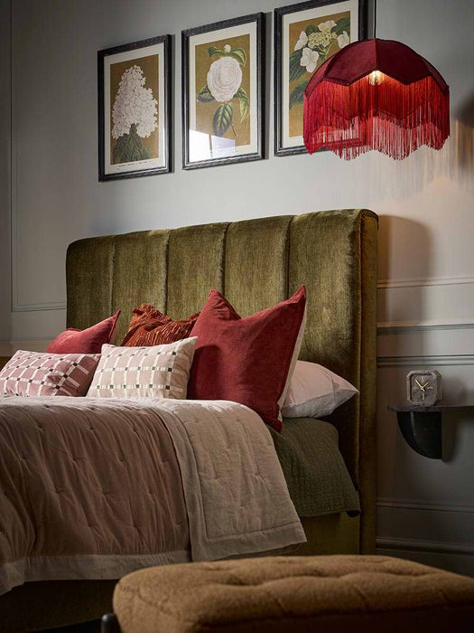Lola Velvet Cushion - Taupe